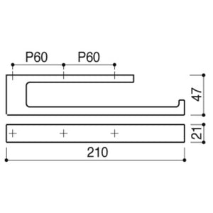 KAWAJUN タオルレール SC-351-XC