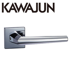 KAWAJUN レバーハンドルC1 C1T-C クローム  KAWAJUN 空錠 表示錠ドアノブレバー交換修理はDIYで簡単。握り玉からドアレバーに取替えて楽に開閉。トイレ用の錠付きドアグリップやかっこいいシンプルでモダンな取っ手に取り替え