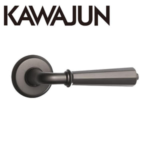 KAWAJUN レバーハンドルK5 K5L-4Q ダークアンバー  KAWAJUN 空錠 表示錠ドアノブレバー交換修理はDIYで簡単。握り玉からドアレバーに取替えて楽に開閉。トイレ用の錠付きドアグリップやかっこいいシンプルでモダンな取っ手に取り替え